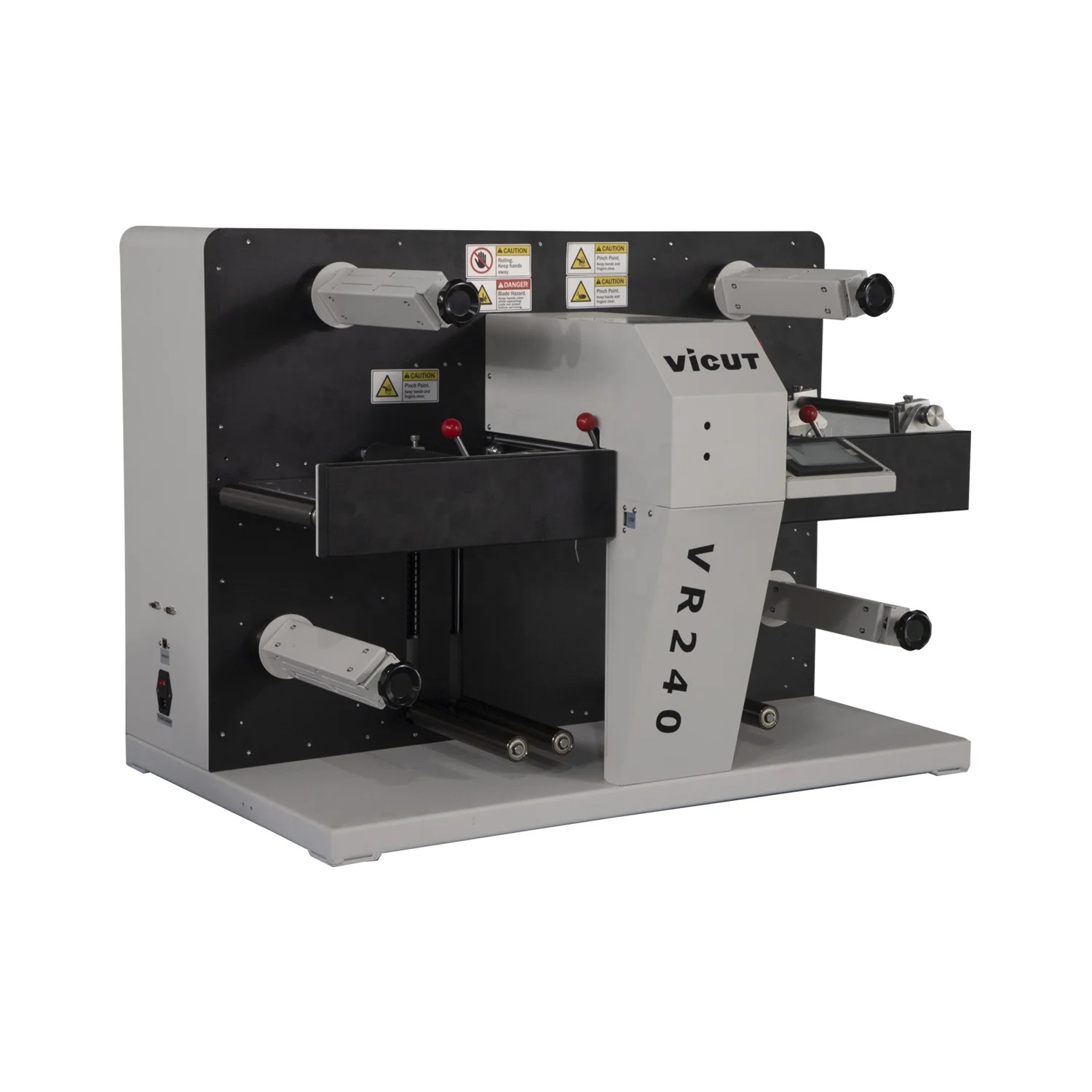 VICUT VR240 Roll Digital Label Printer Automatic Roll Label Die Cutter Roll Slitting and Laminating Machine