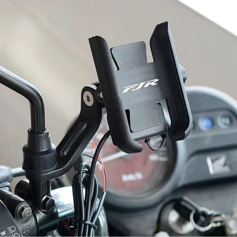 For YAMAHA FJR 1300 FJR1300 FJR1200 2006-2021 Accessories Motorcycle Handlebar Mobile Phone Holder GPS Stand Bracket