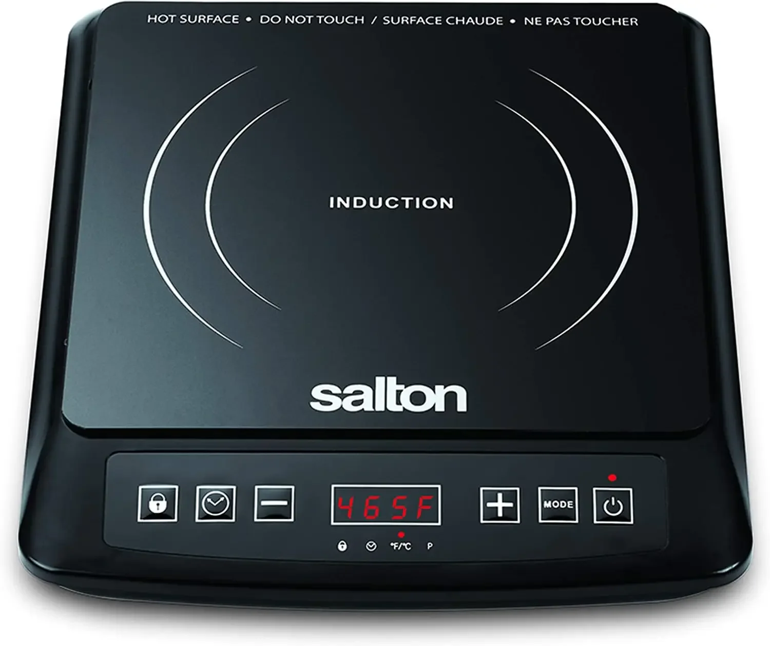 NEW Portable Induction 1500W Cooktop, black, single burner