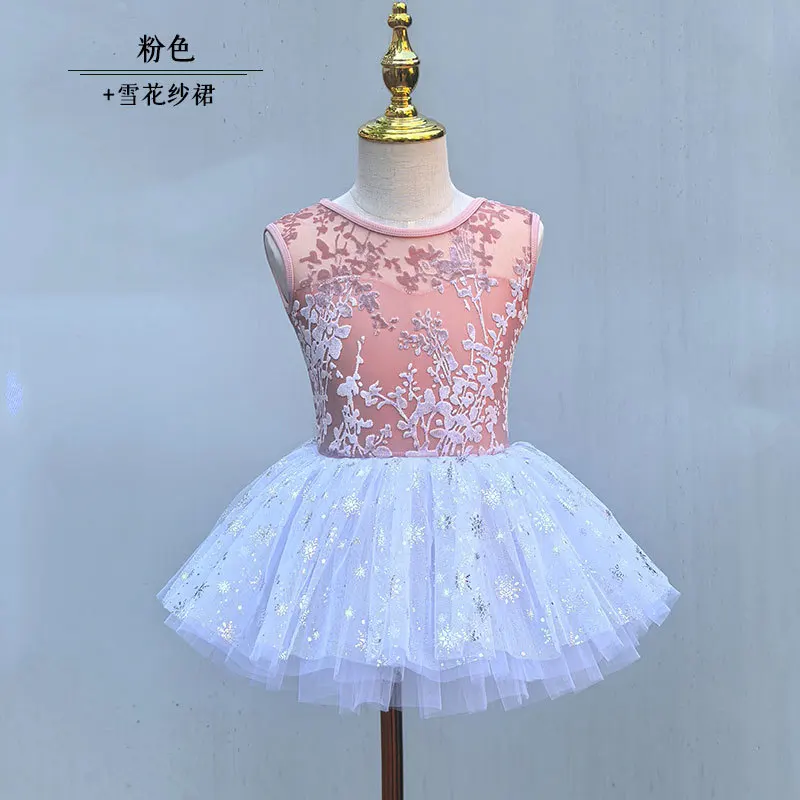 Costume de danse pour filles, justaucorps de gymnastique, robe de princesse, Costume de danse pour femmes, justaucorps de Ballet professionnel, Tutu, article pour filles