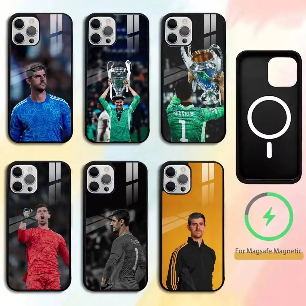 

T-Thibaut C-Courtois-Football-Sport Phone Case For IPhone17,16,15,14,13,12,11 Plus,Pro Allows Magnetic Wireless Charging