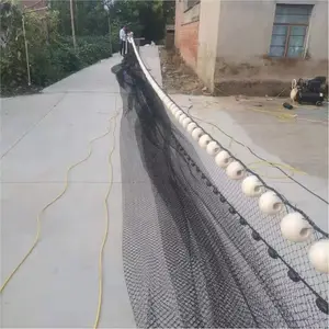 Rede de nylon preta pesada para árvores frutíferas Rede de pesca anti-pássaro Cerca de jardim Escadas varanda Rede de segurança para crianças Rede anti-queda 6 principais vendas cercado criança - №3