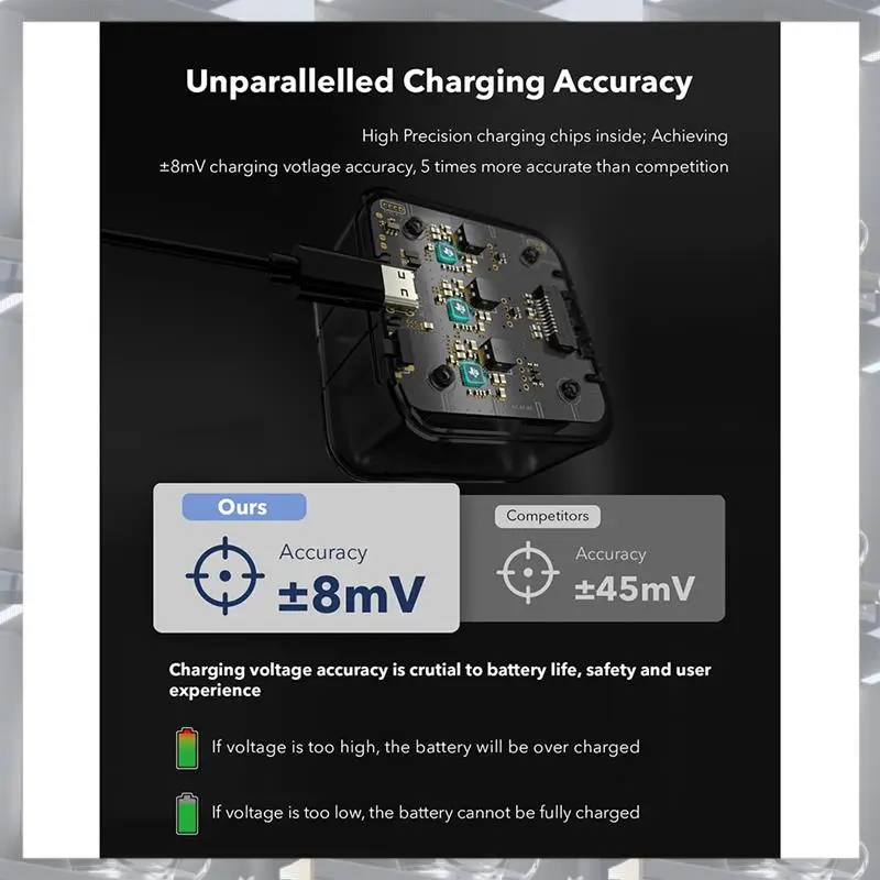 

Hot Selling-For Insta360 Acepro2 Fast Charging Charging Stand Acepro Smart Charging Butler Triple Charging Charger,For Insta360