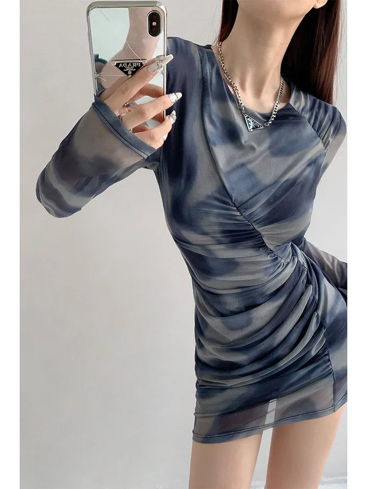 Donna Gyaru a-line abito stile americano occasioni formali aderente Patchwork francese eleganza abito corsetto Halter Dress Slim