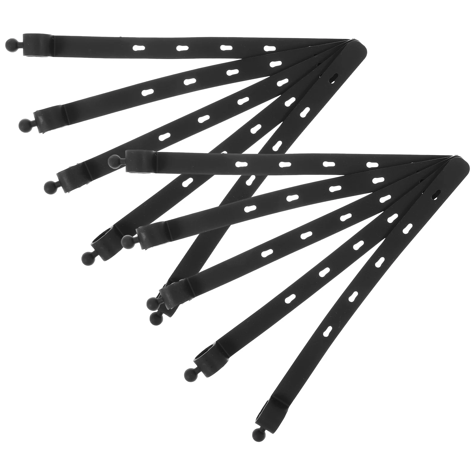 

10Pcs Silicone Cable Ties Reusable Zip Ties for Data Earphone Cables Compact Design Easy to Carry Tie Wire Wire Organizer