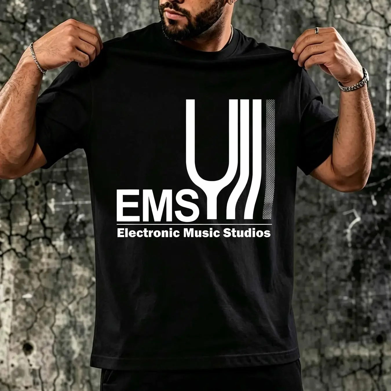 washed T Shirt Electronic Music Studios 100 Cotton Synthi Aks Ems Retro Synth VCS3 vintage Washed Stylish Comfortable Stretched