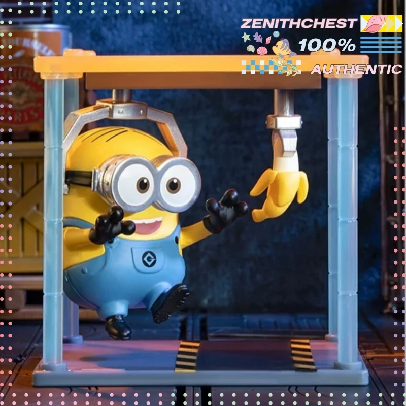 POPMART Despicable Me Minions At Work Series Confirmed Blind Box Figure Movie Themed Home Desktop Ornament Gift Pick Customized