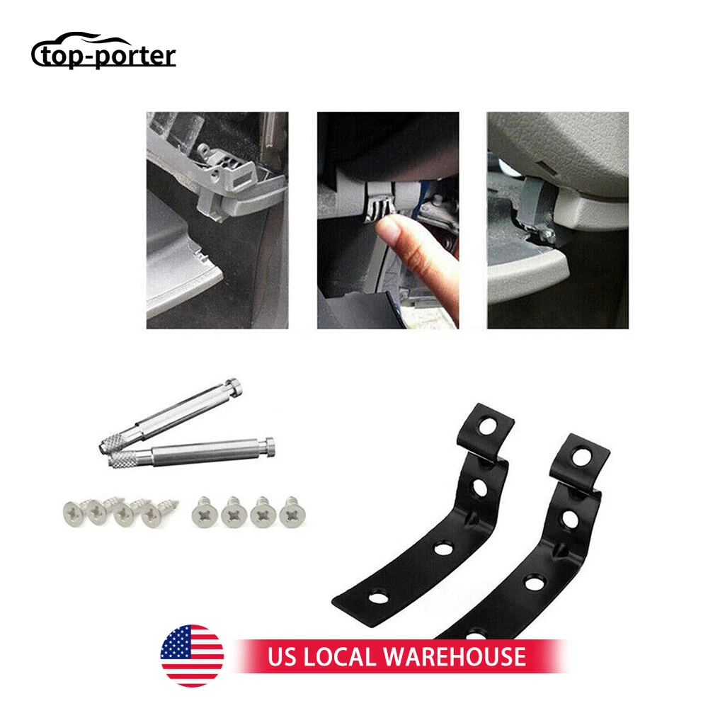 8E2857131 8E2857035 8E0880802 Glove Box Lid Hinge Snapped Repair Fix Bracket Kit 8E2880324 For Audi A4/S4/RS4/B6/B7/8E