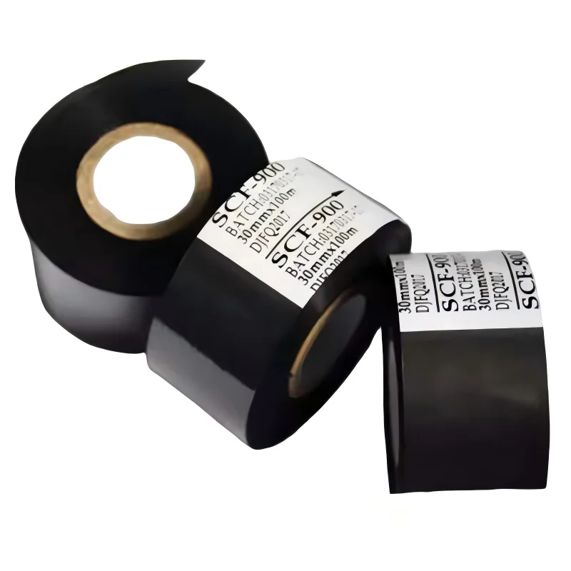 SCF-900 Black Carbon Thermal Transfer Ribbon for Production Date, Batch & Packaging Printing