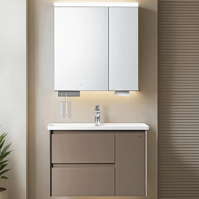 

Storage Toilet Bathroom Cabinet Makeup Sink Display Mirror Fashion Bathroom Cabinet Over Narrow Archivadores Trendy Furniture