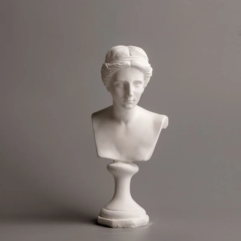 Nordic modern minimalist retro Venus sculpture figure sketch head desktop ornament plaster statue decoration