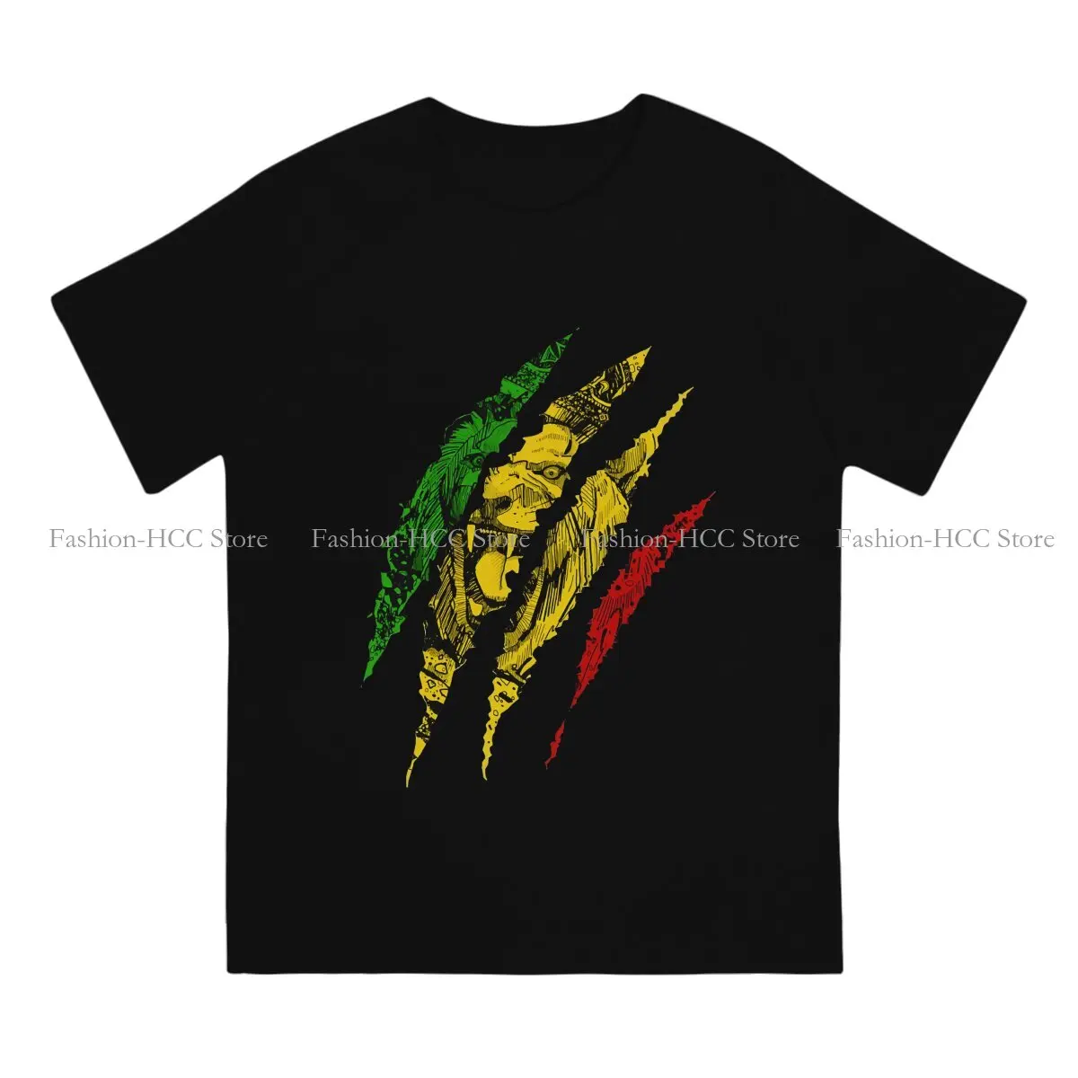 Warrior Lion Of Judah King Rasta Reggae Jamaica Roots Newest Polyester TShirts Rasta Design Men Harajuku Tops T Shirt Round Neck