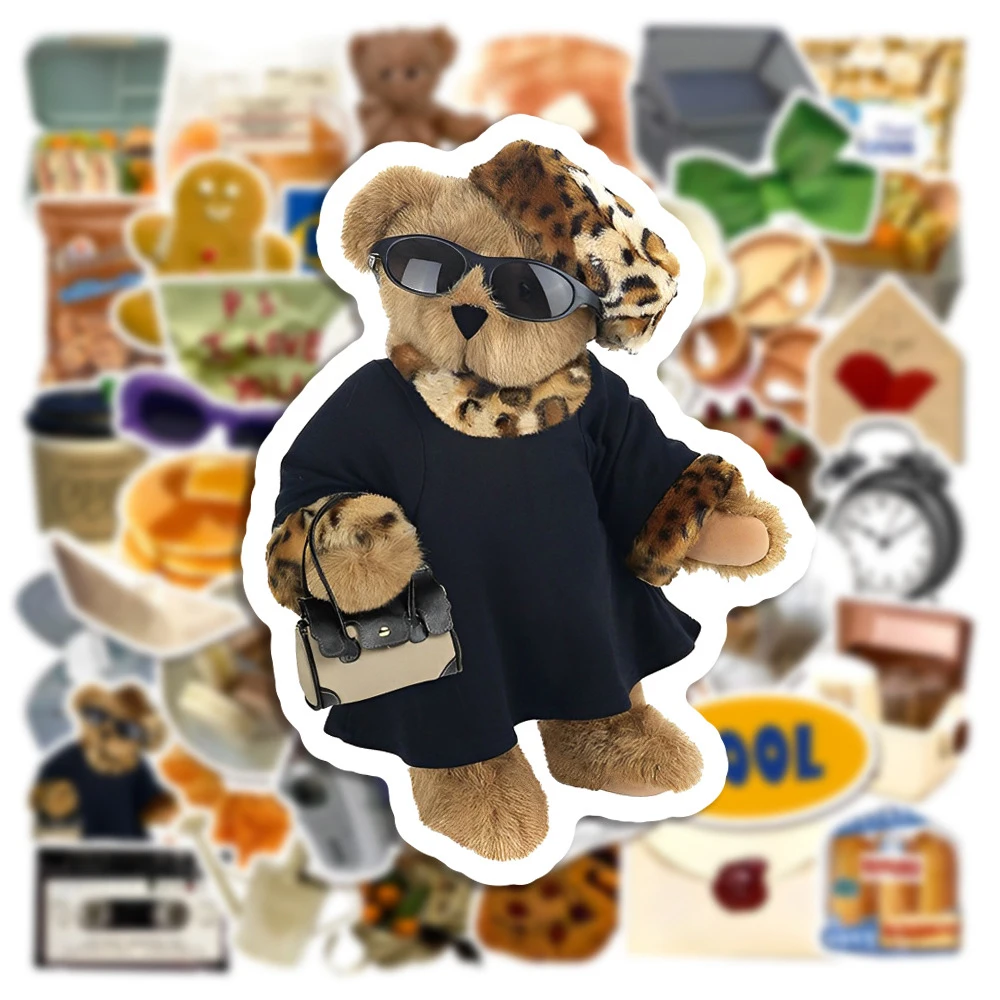 

10/30/50pcs Cute INS Style Cartoon Stickers Milk Food Decoration Decals for Stationery Luggage Phone Kawaii Graffiti Sticker Toy