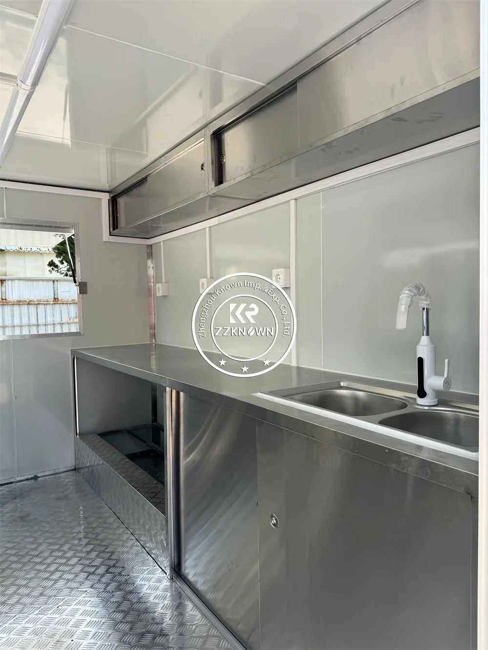 2025 Desain Khusus Truk Makanan Jalanan Dapur Bergerak Trailer Makanan Kopi BBQ Dilengkapi Lengkap untuk Dijual