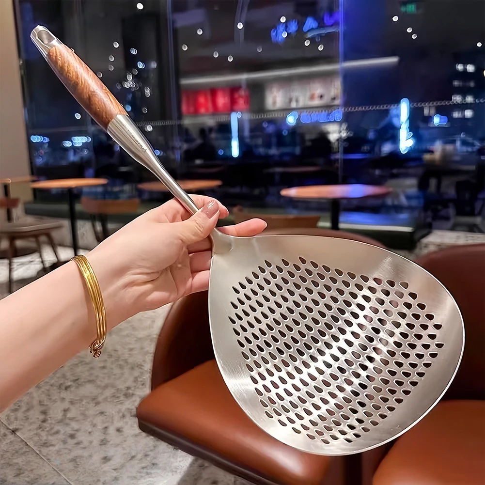 Dosa Pan Iron - Stainless Steel Spiders Strainer Metal Kitchen