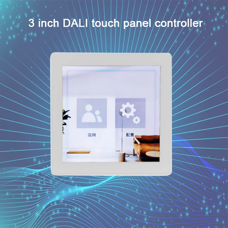 3 Inch Led Control System Zigbee Light Dimming Application DC12-24V Touch Screen Dali Led Controller for lighting control system