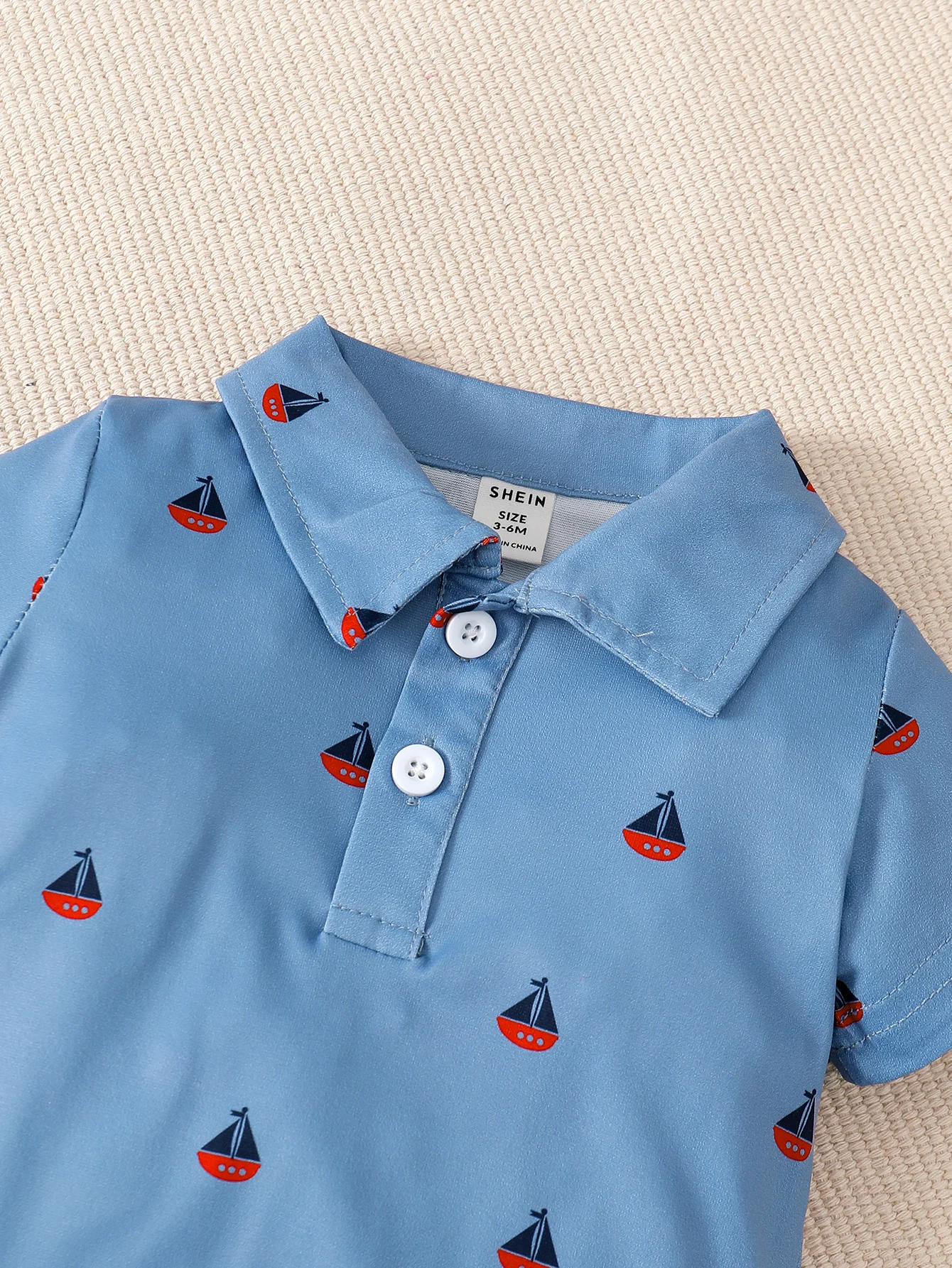 Short Sleeve Gentleman\'s Small Suit For Baby Boys Summer Lapel Blue Triangle Khaki With Shorts And Bow Handsome Two-Piece Suit