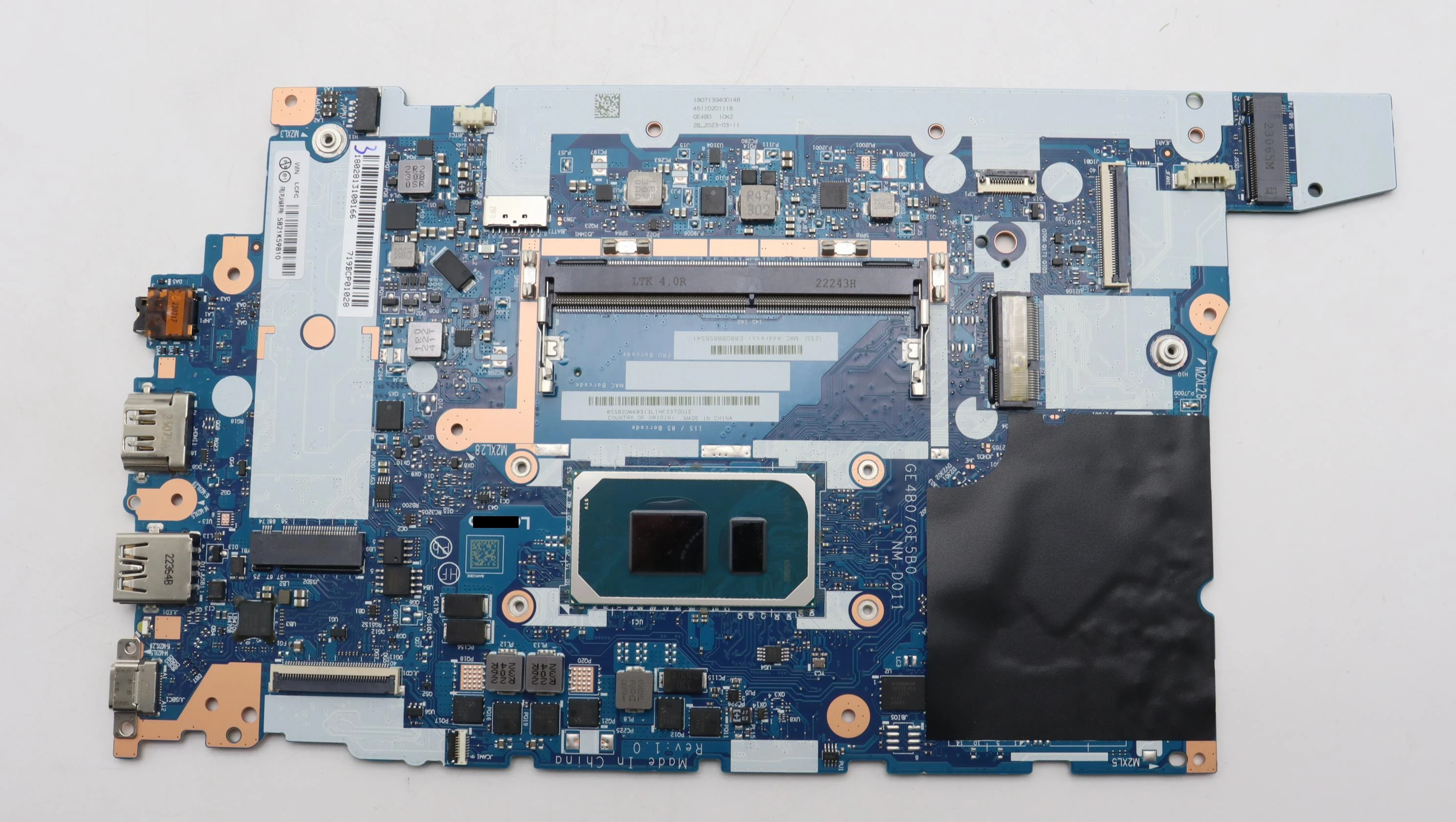 

5B21C71875 For E14 Gen 2 Laptop motherboard i7 1165G7 NM-D011 5B21K59806 5B21K59810