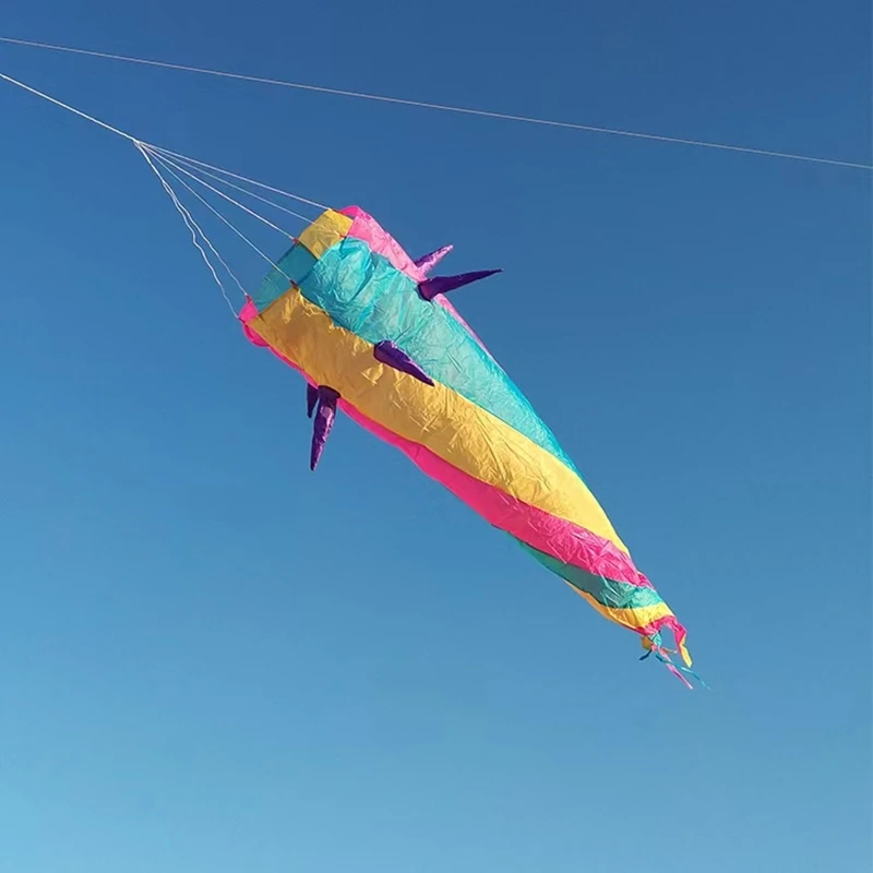 Gratis verzending grote kite windzakken kite staarten ripstop nylon opblaasbare kite accessoires 3d kite hanger kite parachute