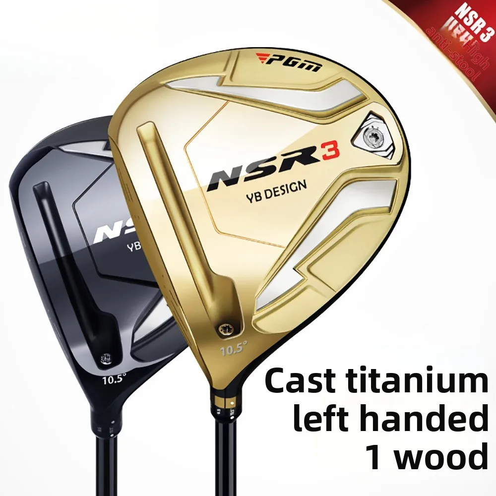 Left Hand Golf Club Tee Wood Men's No. 1 Wood/No. 3/No. 5 High Rebound Titanium Alloy Wood