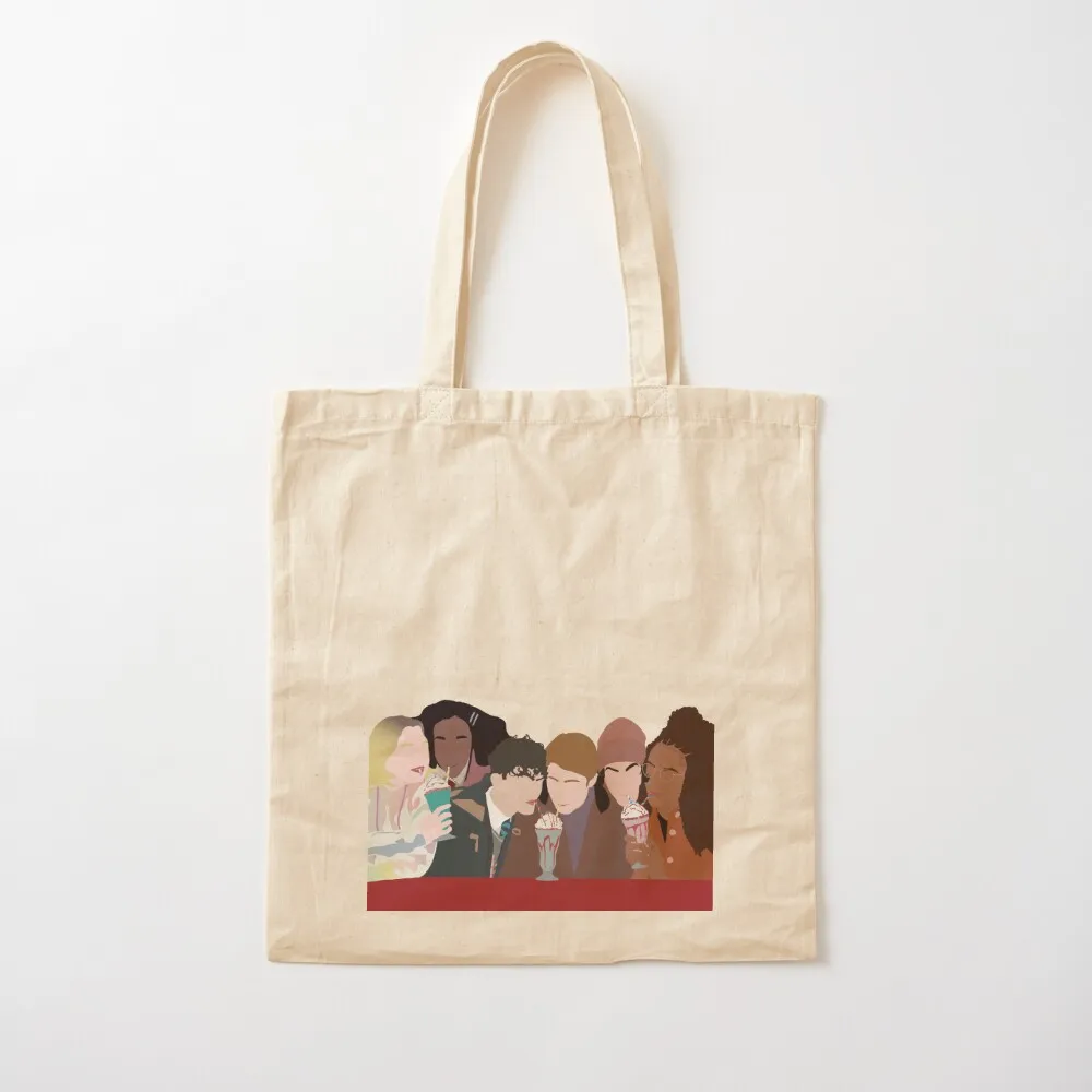 

heartstopper gang minimal Tote Bag