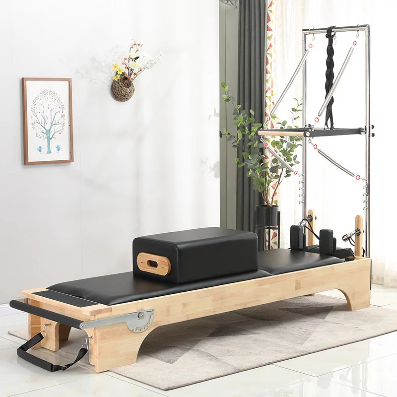 Pilates Core Bed Five Piece Set Cadillac Bed Stretching Back Yoga Ladder Barrel Yoga Gym Home Core Bed Large Equipment