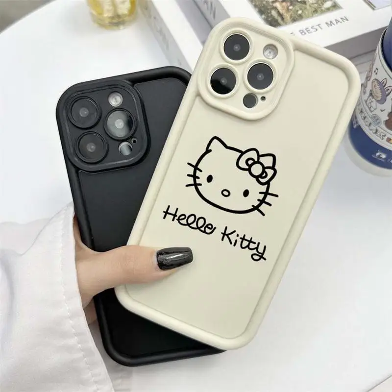 Cute Hello Kitty Cat Phone Case for Xiaomi Redmi Note 13 Pro Plus 12 11 10 12S 11S 10S 9S 8 9 13C 12C 10C 9A 9C A1 A2 A3 Cover