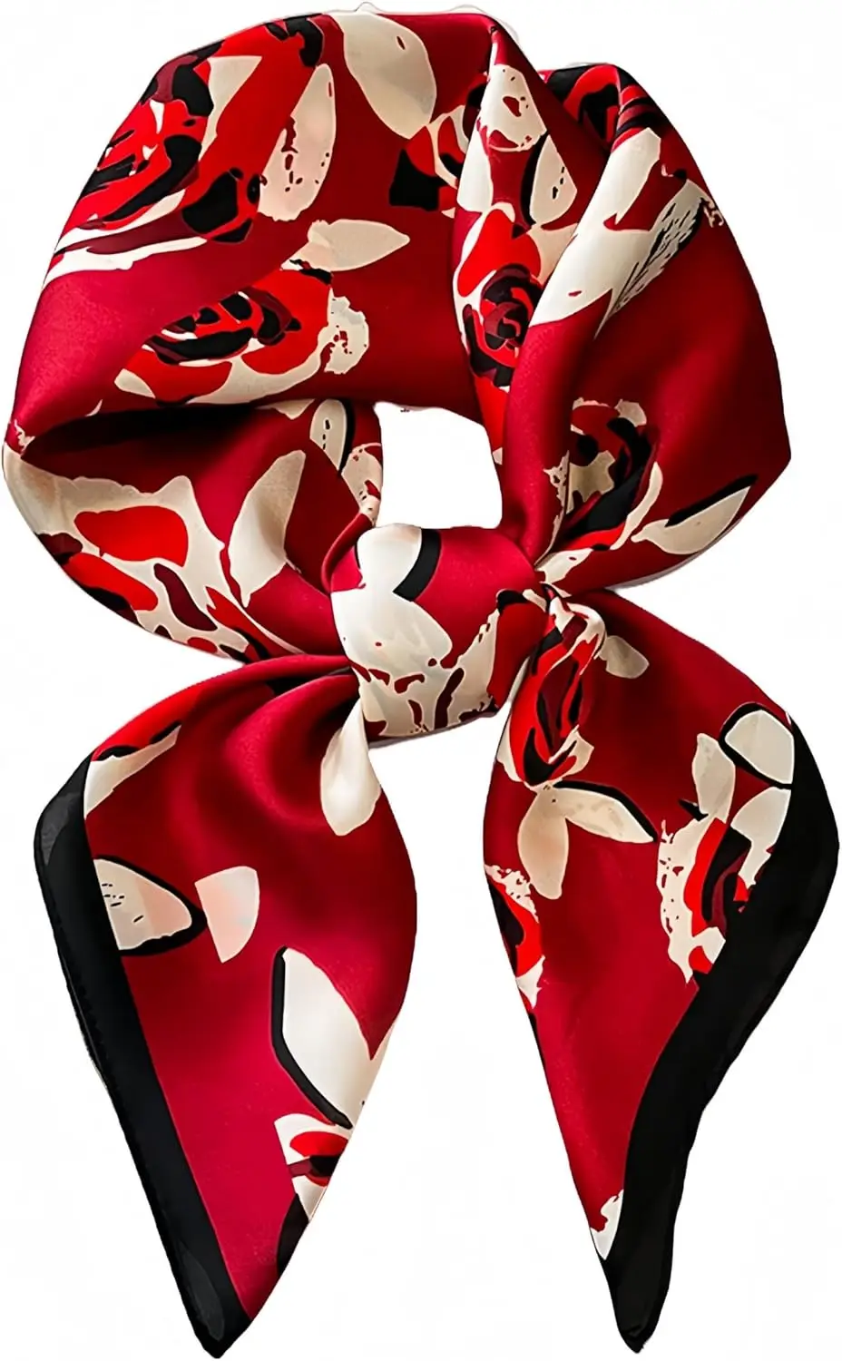 

Elegant Satin Scarves for Women, Medium Square 27.5x27.5 Inches, Silk Feeling Head Scarf