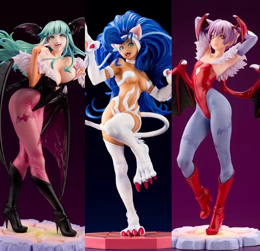 

Morrigan Aensland Darkstalkers Аниме Фигурка Лилит Фигурка ПВХ Статуя Филиция Фигурка Девушка Хэллоуин Модель Коллекция Игрушек