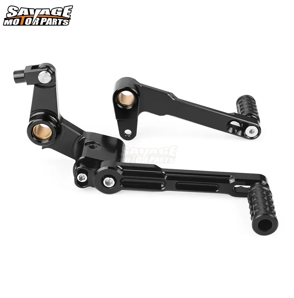 Rear Brake Lever Pedal Gear Shift Lever For DUCATI MONSTER 696 796 795 1100 S Shift levers CNC Footrests Motorcycle Accessories image 3