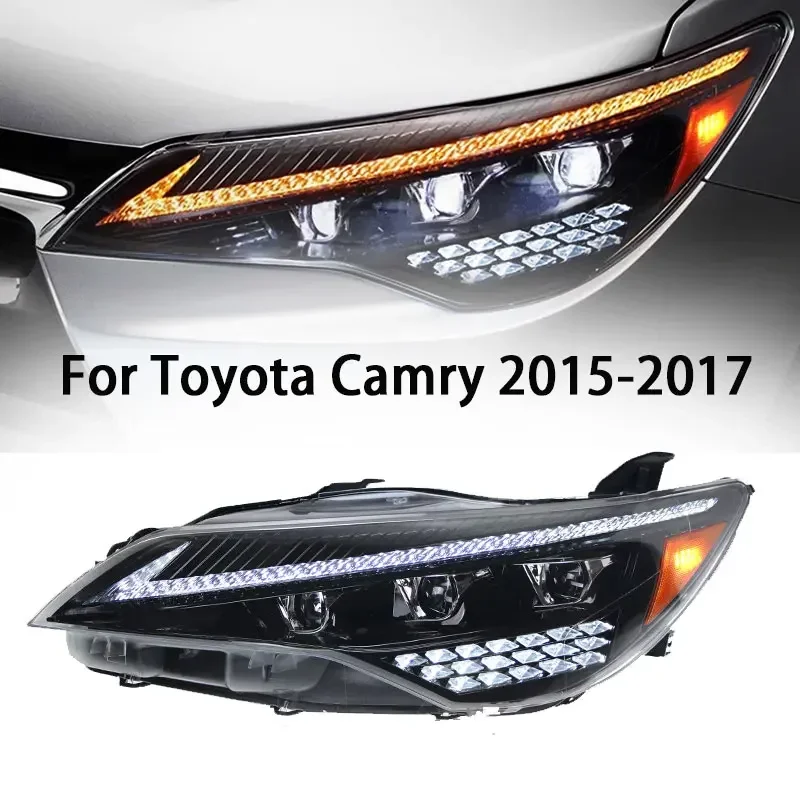 

Car Lights for Toyota Camry LED Headlight 2015-2017 Camry Head Lamp Drl Projector Lens Automotive Accessories