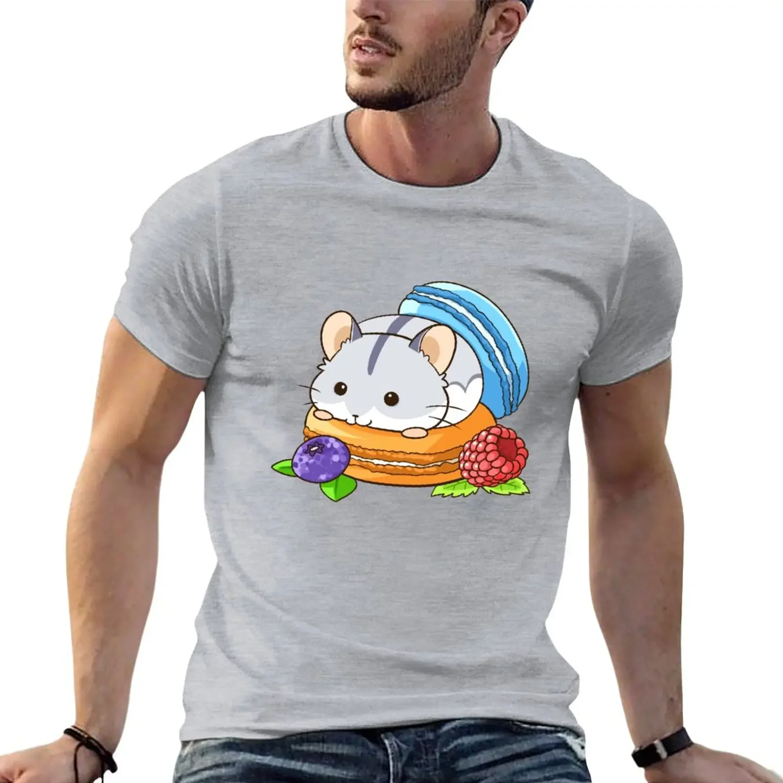 

Macaron Dwarf Hamster T-Shirt boys whites vintage customs design your own plain white t shirts men