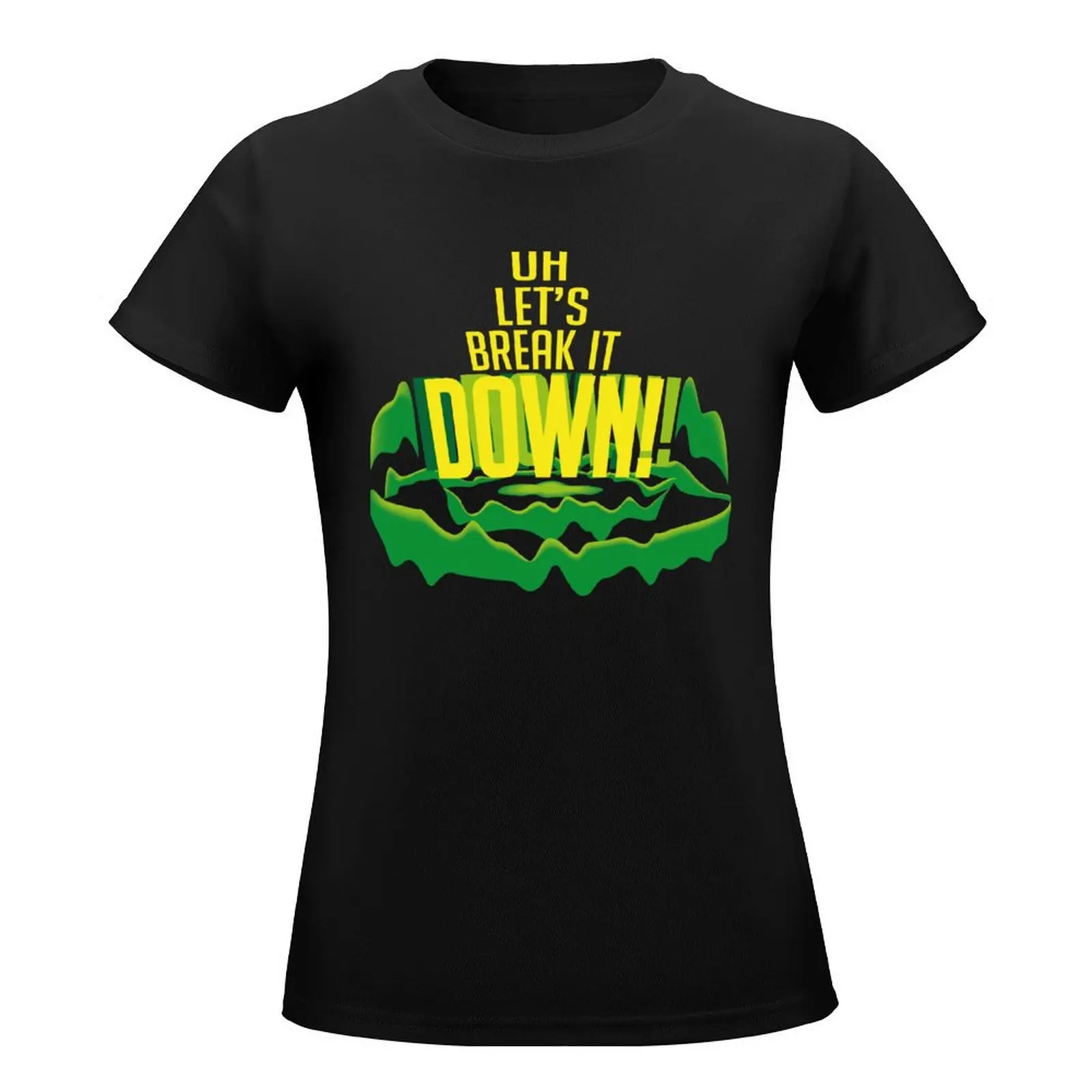 Let's break it down T-Shirt Aesthetic clothing cute tops t-shirt dress for Women plus size