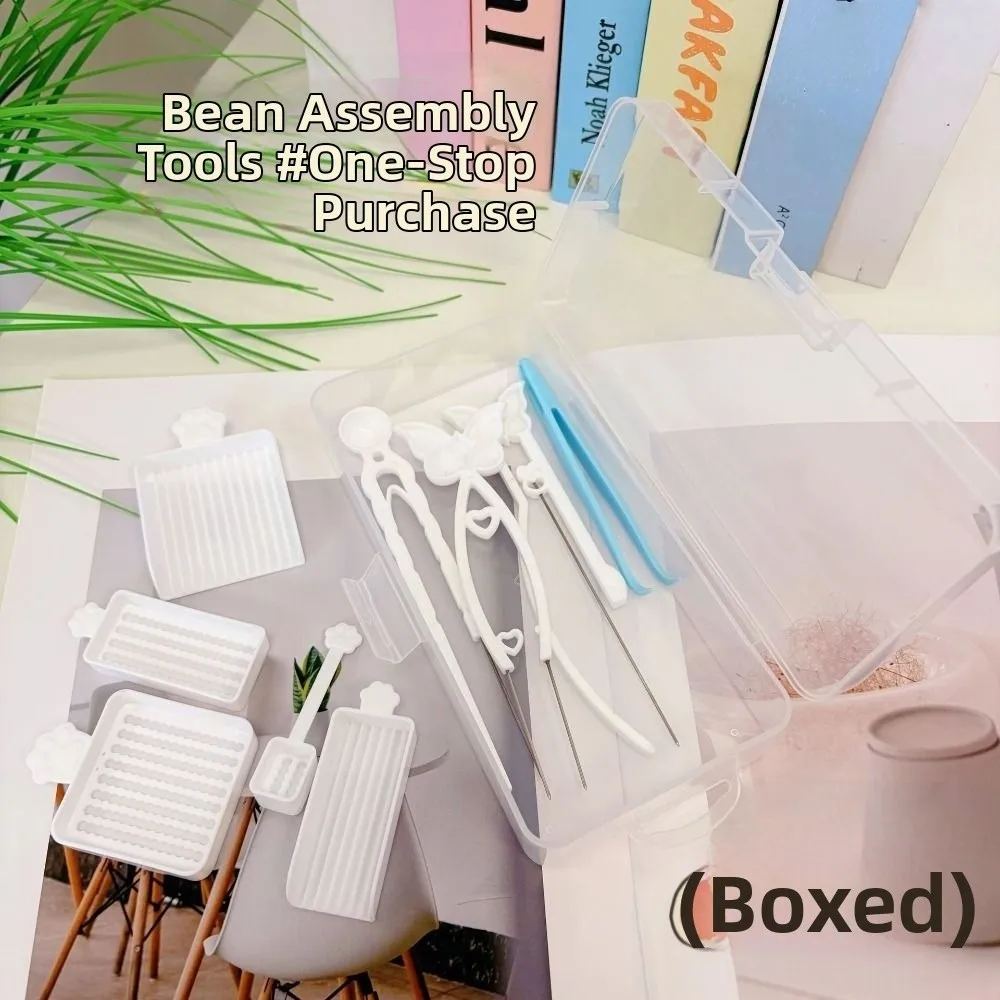 Creative Fuse Beads Tools Set 2.6mm Efficient Fuse Beads Spoon Pen Tray Kits Save Time Handheld Padding Bean Pen Handmade Gift