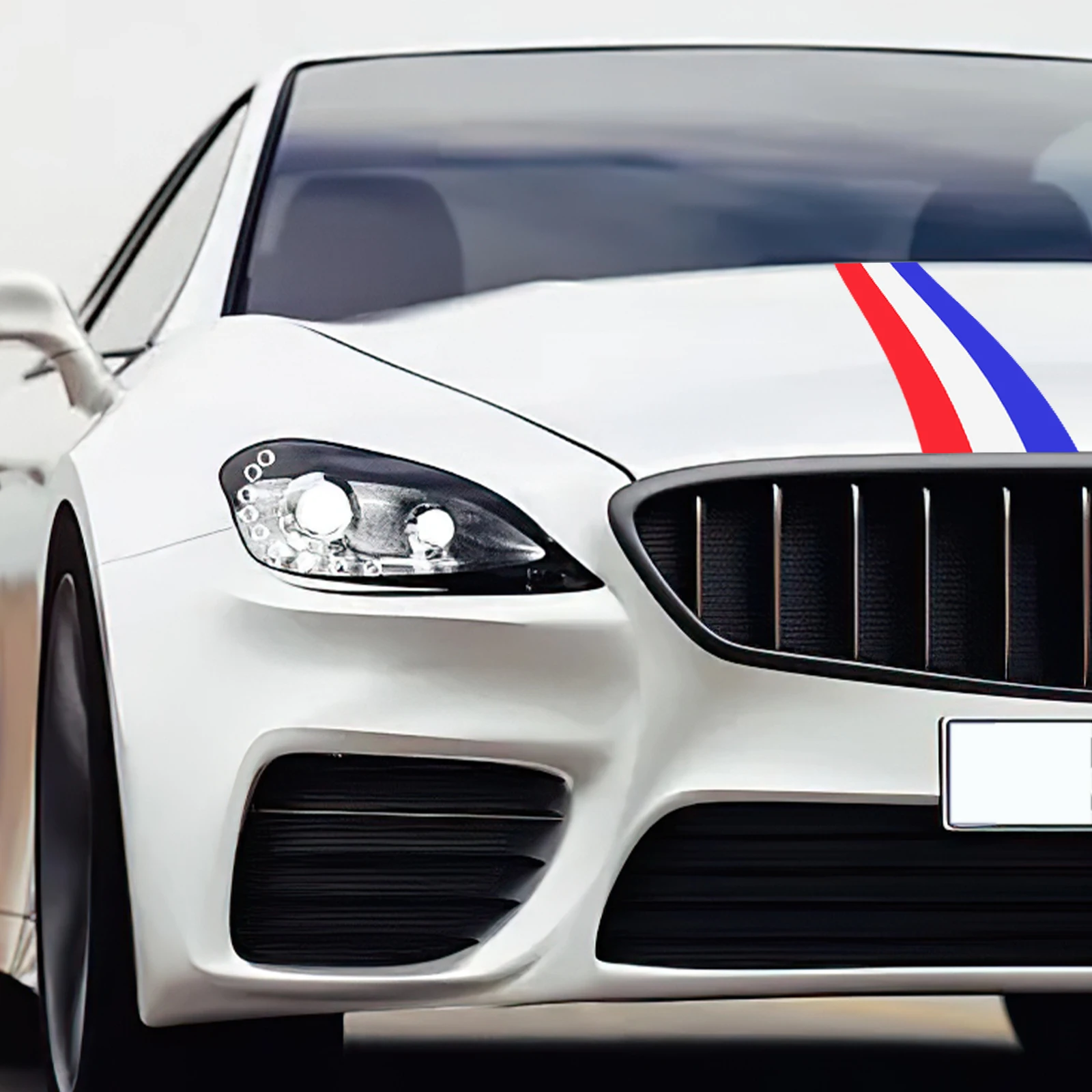 

Car Waistline Sticker Stripe Decals Car Body Stickers Accessories Hood Universal PVC Material Simple Installation Protects