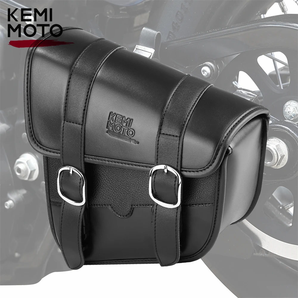 

Motorcycle Saddlebag Swingarm Bag Waterproof Side Swing Arm Tool Bags for Motorbike Touring for Softail Models for Sport Glide