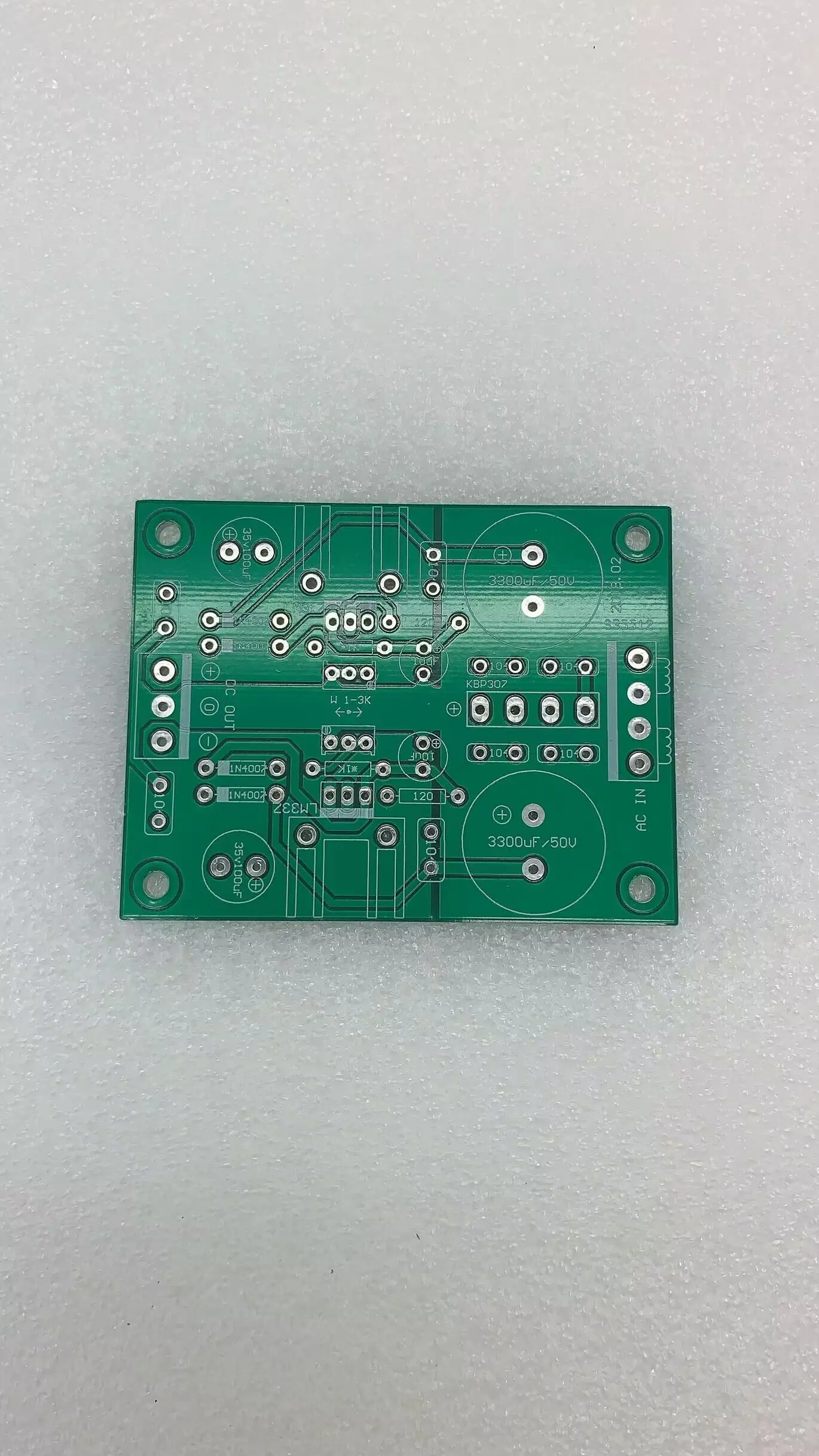 2ps LM317 LM337 ±1.5V~35V Adjustable Dual Voltage Regulator Power Supply Bare Empty PCB Board