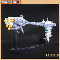 Classic Battleship Model Building Blocks UCS Collection Medical Frigates Micro Fleet Spaceship MOC Bricks Toys For Kids Gifts