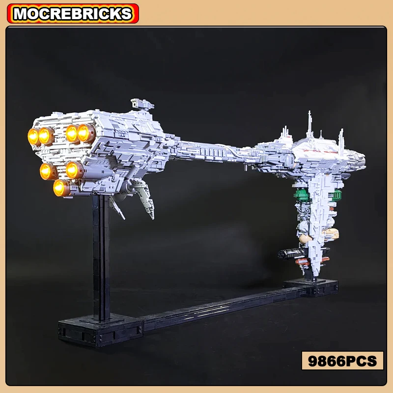 Classic Battleship Model Building Blocks UCS Collection Medical Frigates Micro Fleet Spaceship MOC Bricks Toys For Kids Gifts