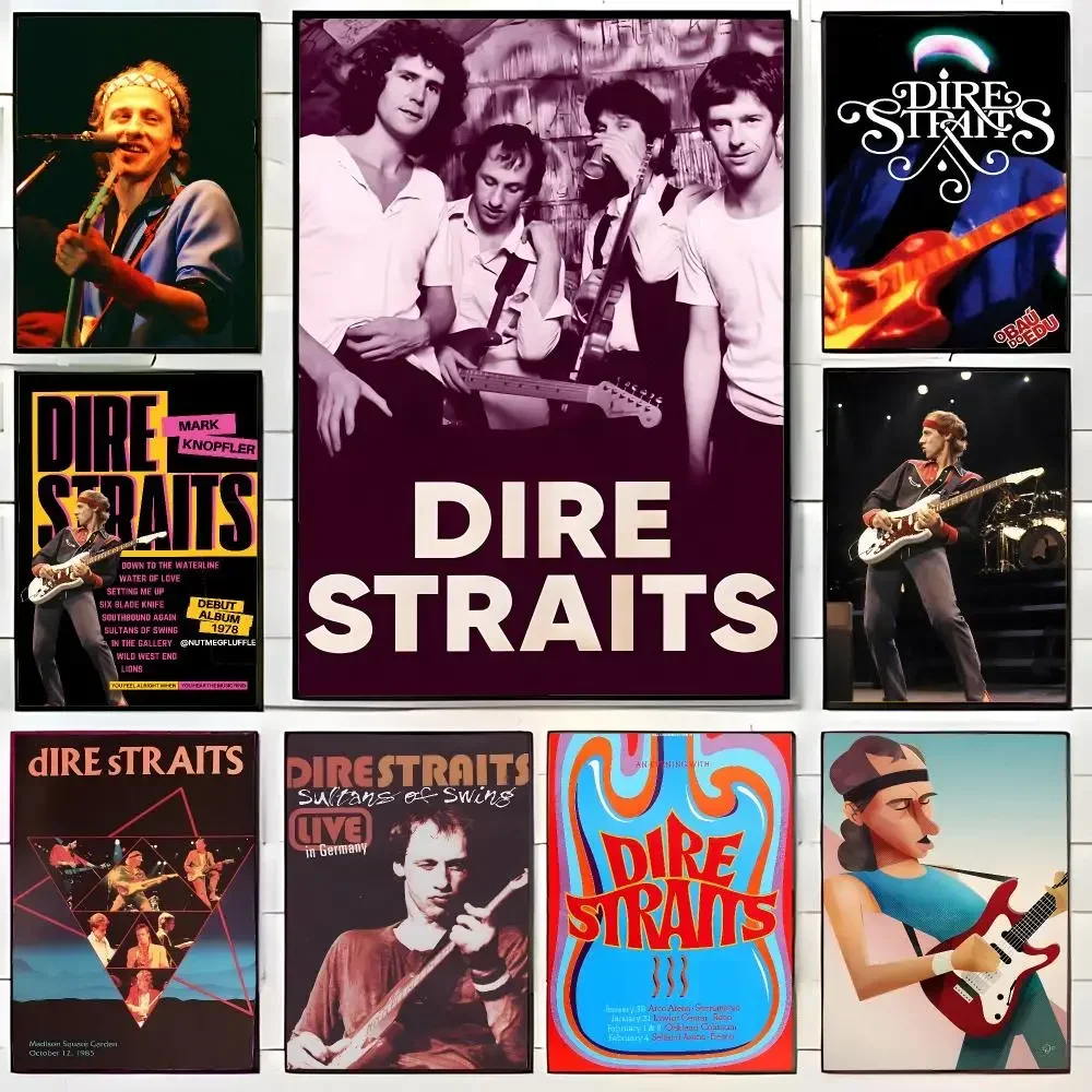 Dire Straits Poster Wall Art Print Decorative Mural Home Decor Gift Unframed