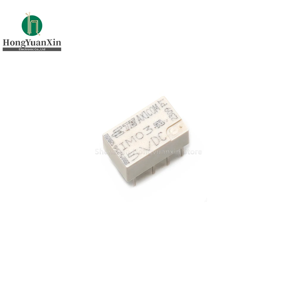Novo relé de sinal original im03ts, im03-5vdc, dois abertos, dois fechados, dpdt (2-form c), com furo (2-form), com furo, dip8 pin, 2a, 5v
