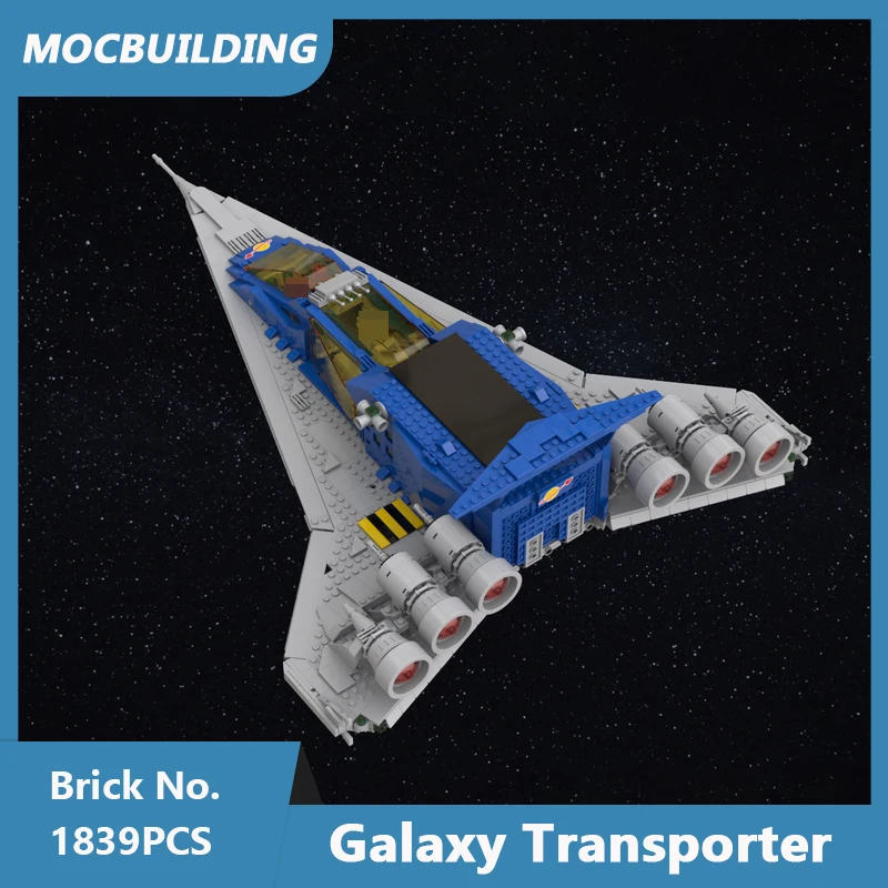 MOC Building Blocks Galaxy Transporter Explorer Model DIY Assembled Bricks Creative Collection Display Xmas Toys Gifts 1839PCS