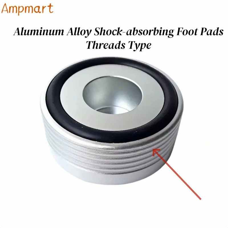 49 x 22 mm große Füße aus Aluminiumlegierung für Verstärker, Röhrenverstärker, CD-Player, Lautsprecher und Vorverstärker – vibrationsdämpfende Füße – Detail 5