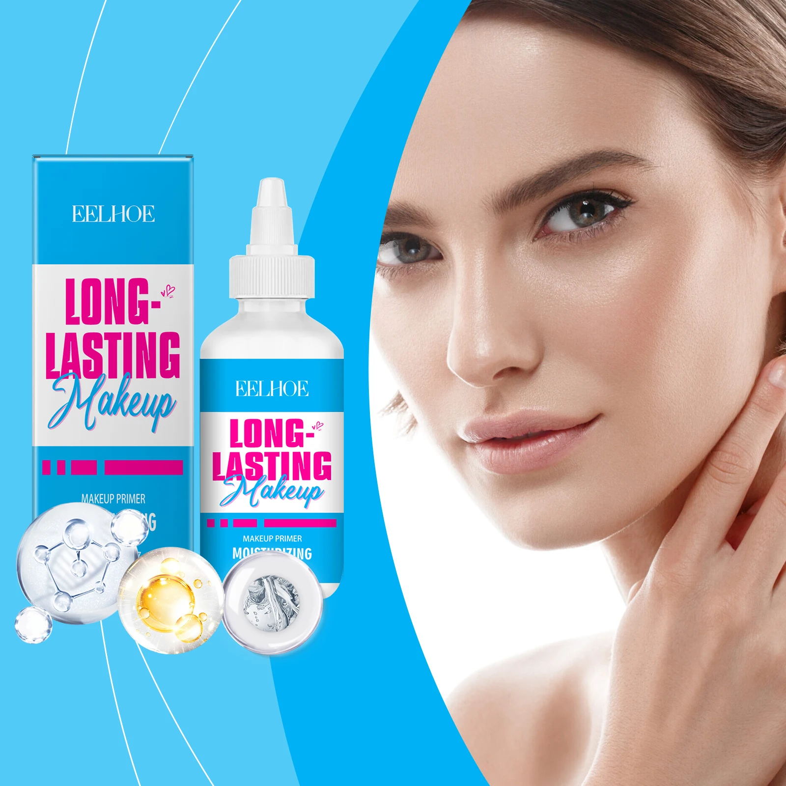 保湿メイクアッププライマー乾燥肌を改善ナチュラルコンシーラーベースメイク深い水分補給持続保湿フェイスプライマークリーム