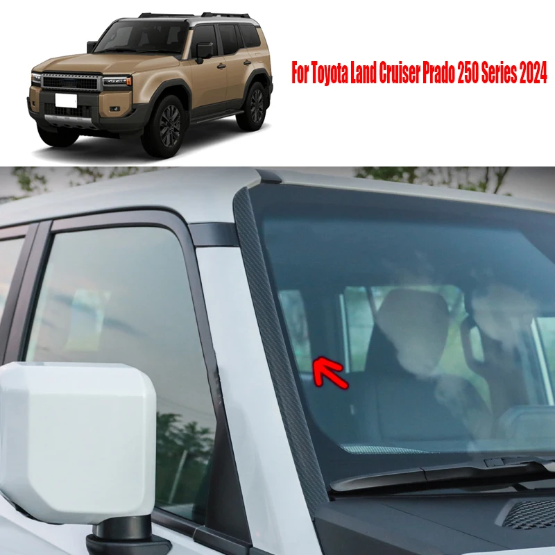 

Декоративная лента для переднего лобового стекла Toyota Land Cruiser Prado 250 Series 2024