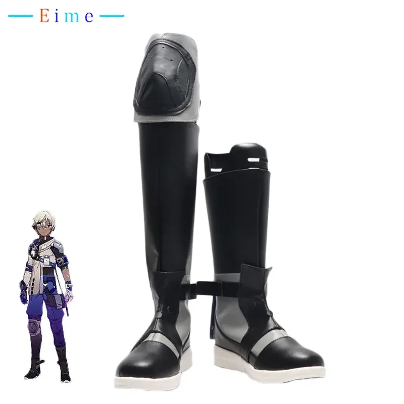 Arlan Cosplay Shoes  Game Honkai Star Rail Cosplay Prop PU Leather Shoes Halloween Carnival Boots Custom Made