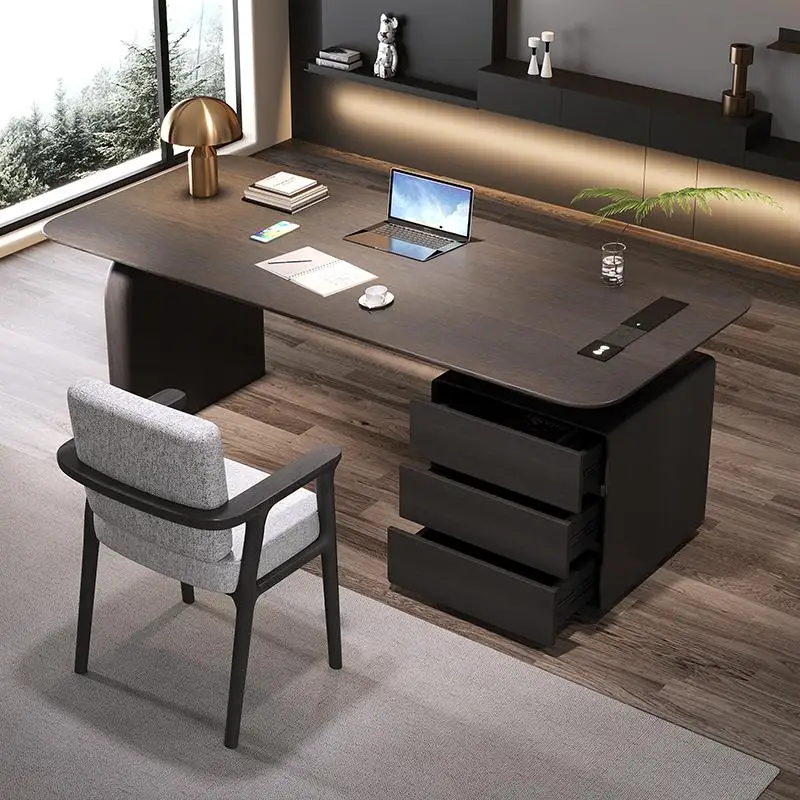 

Современная офисная мебель: стол руководителя с ящиками, офисный стол для бизнеса, стол для начальника — акция по продажам