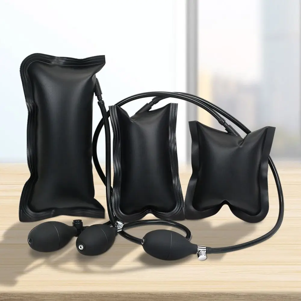 

Inflatable Powerful Air Bag Pump Inside with Hard Plate Thickened Air Pump Wedges Adjustable Durable Inflatable Airbag Shim Bag