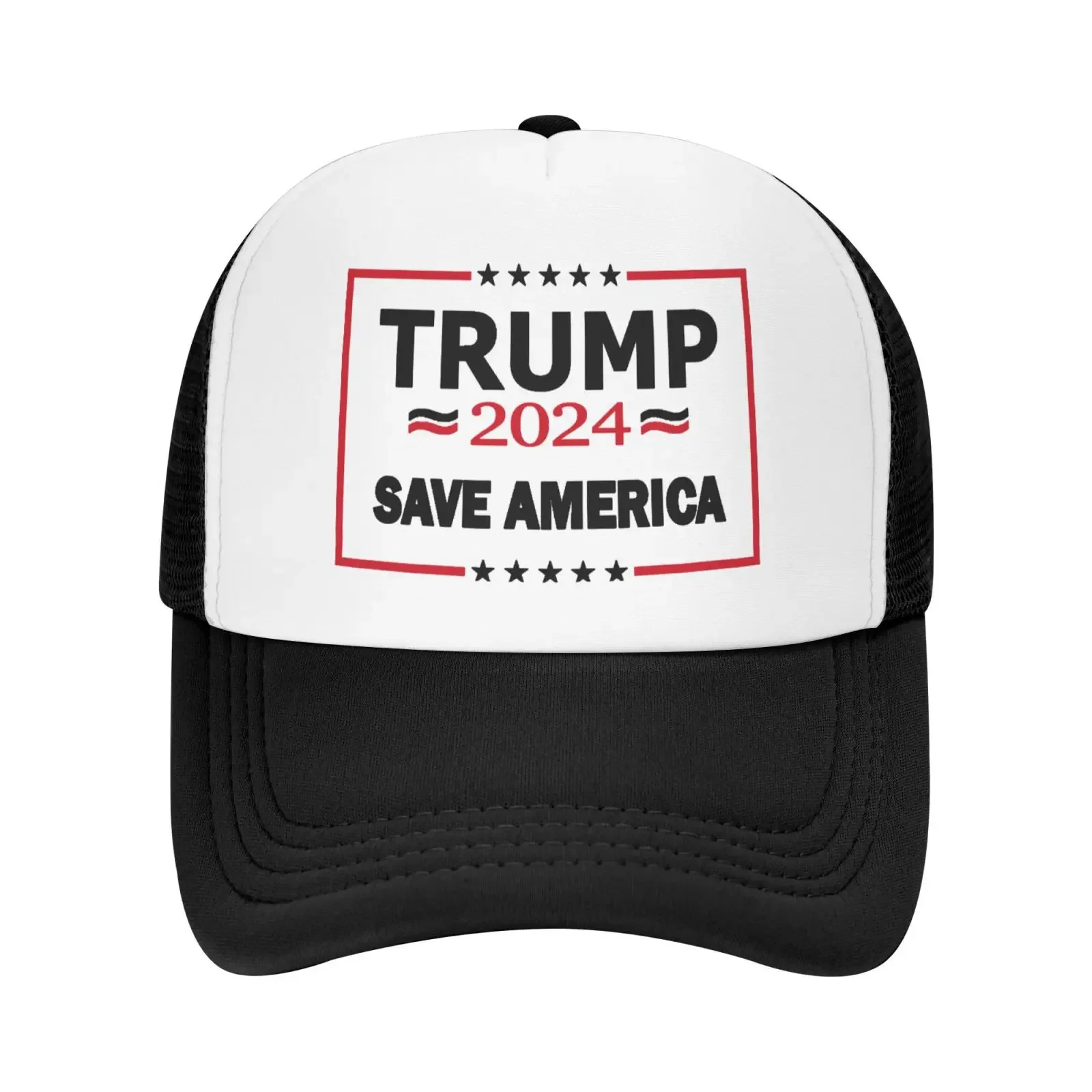 2024 Trump Saves American Men's and Women's Adjustable Baseball Caps Sun Beach Caps Once Again