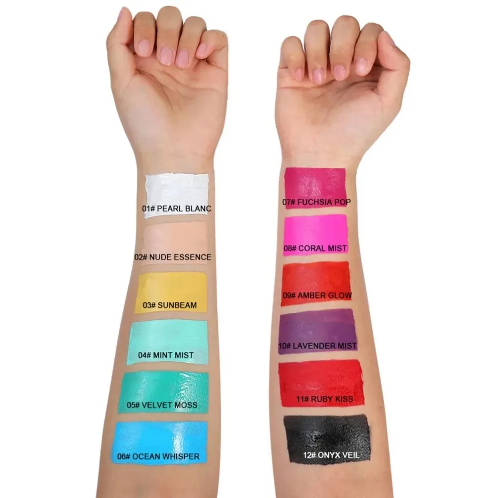 Private Labe Matte Face Body Painting Concealer Halloween Oil Painting, Stage Party Face /clown Oil Color Corrector Concealer